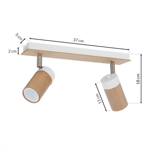Ceiling  lamp BARON WHITE 2xGU10