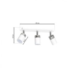 Ceiling  lamp JOKER WHITE/CHROME 3xGU10