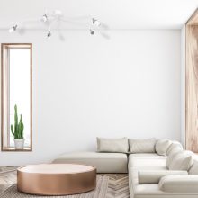 Ceiling  lamp JOKER WHITE/CHROME 5xGU10