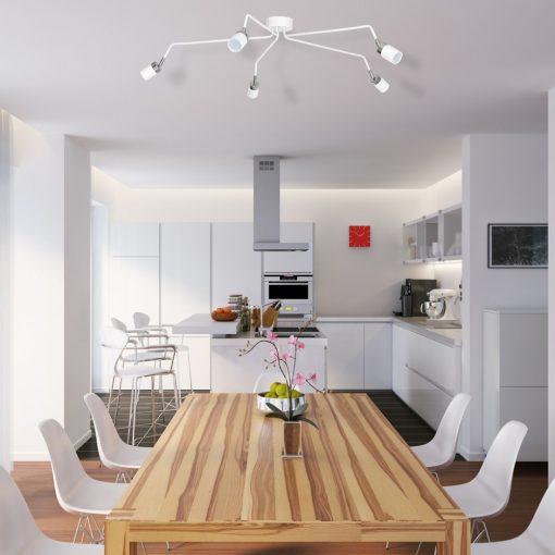 Ceiling  lamp JOKER WHITE/CHROME 5xGU10