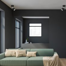 Wall lamp JOKER BLACK/CHROME 1xGU10