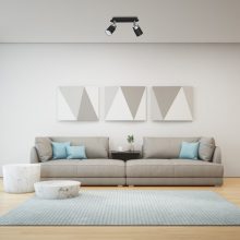 Ceiling  lamp JOKER BLACK/CHROME 2xGU10