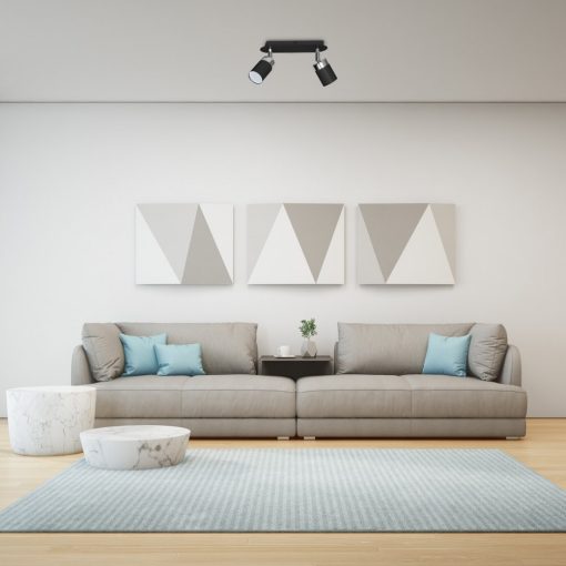 Ceiling  lamp JOKER BLACK/CHROME 2xGU10