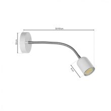 Wall lamp MAXI WHITE 1xGU10