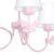 Chandelier ALICE PINK 3xE14