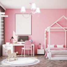 Chandelier ALICE PINK 3xE14