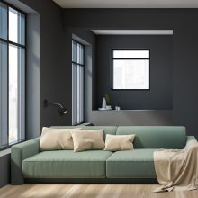 Wall lamp MAXI BLACK 1xGU10