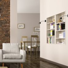 Wall lamp MAXI BLACK 1xGU10