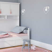 Wall lamp AMORE WHITE 1xE27