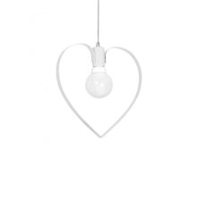 Pendant lamp AMORE WHITE 1xE27