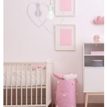 Pendant lamp AMORE WHITE 1xE27