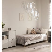 Pendant lamp AMORE WHITE 3xE27