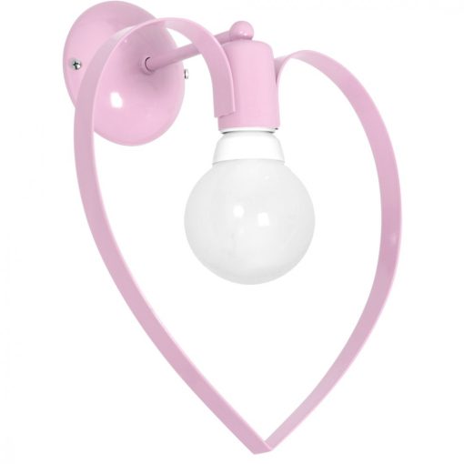 Wall lamp AMORE PINK 1xE27