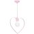 Pendant lamp AMORE PINK 1xE27