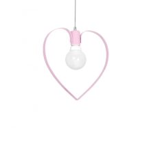 Pendant lamp AMORE PINK 1xE27