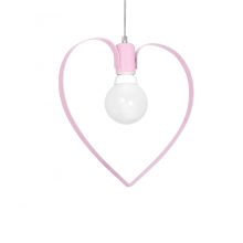 Pendant lamp AMORE PINK 1xE27