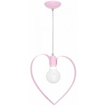 Pendant lamp AMORE PINK 1xE27