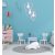 Pendant lamp AMORE PINK 3xE27