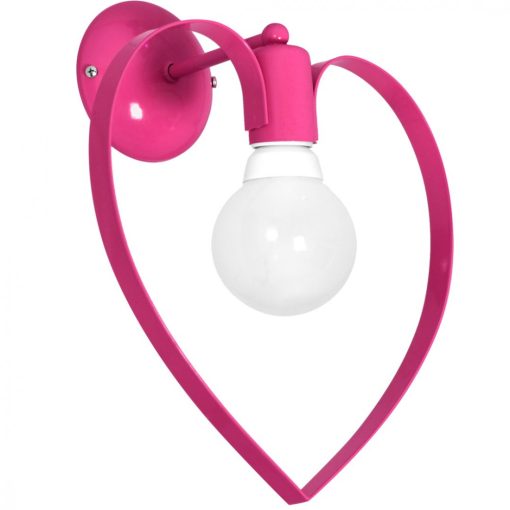 Wall lamp AMORE DARK PINK 1xE27