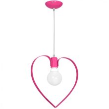 Pendant lamp AMORE DARK PINK 1xE27