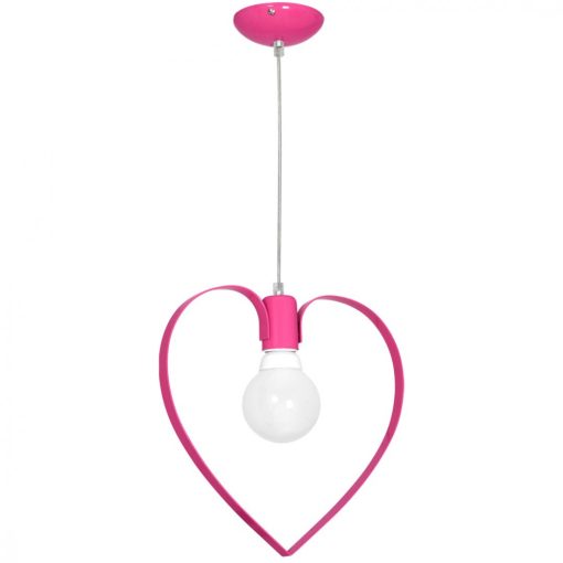 Pendant lamp AMORE DARK PINK 1xE27