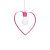 Pendant lamp AMORE DARK PINK 1xE27