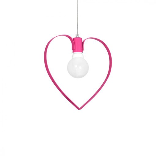 Pendant lamp AMORE DARK PINK 1xE27