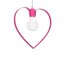 Pendant lamp AMORE DARK PINK 1xE27