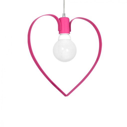 Pendant lamp AMORE DARK PINK 1xE27