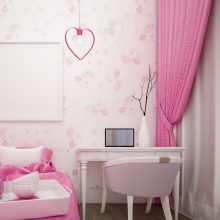 Pendant lamp AMORE DARK PINK 1xE27