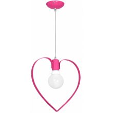 Pendant lamp AMORE DARK PINK 1xE27
