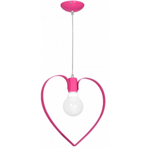 Pendant lamp AMORE DARK PINK 1xE27
