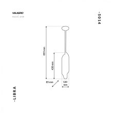 Lampa Wisząca LIBRA 6xE14
