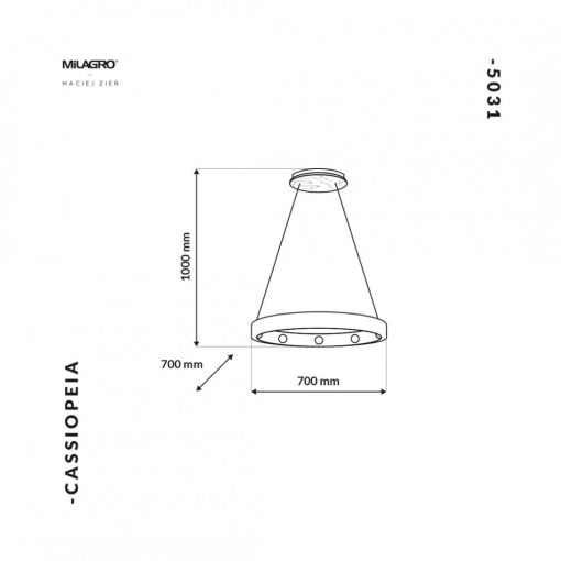 Lampa Wisząca CASSIOPEIA 9xE14