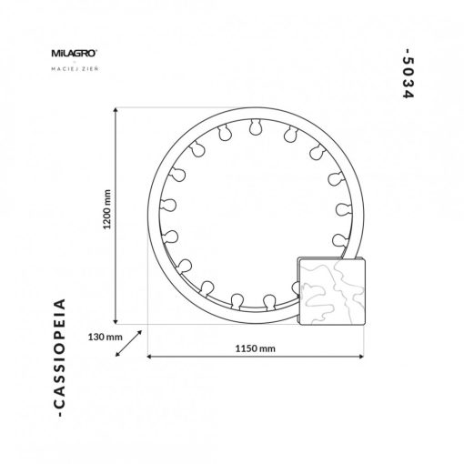 Lampa Stojąca CASSIOPEIA 18xE14