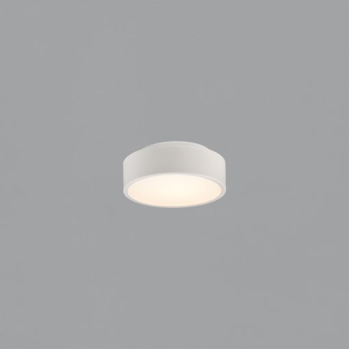 Dins Ceiling lamp 395/16 Plain White, LED 10W 1100lm, CRI90 CL.II IP44, Integrated LED, Kelvin 2700K-3000K Slide Switch