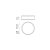   Dins Ceiling lamp 395/16 Nickel Matt, LED 10W 1100lm, CRI90 CL.II IP44, Integrated LED, Kelvin 2700K-3000K Slide Switch