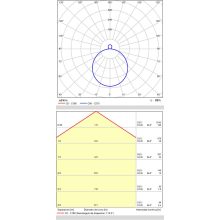 Dins Ceiling lamp 395/26 Matt Nickel, LED 18W 1890lm, CRI90 CL.II IP44, Integrated LED, Kelvin 2700K-3000K Slide Switch