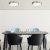   Dins Ceiling lamp 395/32 Plain White, LED 24W 2520lm, CRI90 CL.II IP44, Integrated LED, Kelvin 2700K-3000K Slide Switch