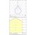   Moon Ceiling lamp 969/28 Opal, LED 18W 1890lm, CRI90 CL.II IP44, Integrated LED, Kelvin 2700K-3000K Slide Switch