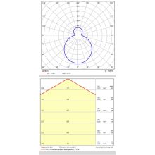Moon Ceiling lamp 969/50 Opal, LED 36W 4000lm, CRI90 CL.II IP44, Integrated LED, Kelvin 2700K-3000K Slide Switch