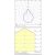   Moon Ceiling lamp 969/50 Opal, LED 36W 4000lm, CRI90 CL.II IP44, Integrated LED, Kelvin 2700K-3000K Slide Switch