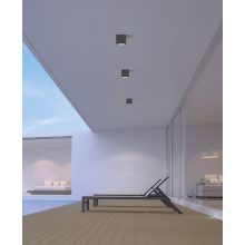 Hamal Ceiling lamp 2081 Textured Anthracite, LED COB 10W 3000K 860lm, CRI80 CL.I IP65, Integrated LED