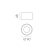   Studio Ceiling lamp 3235/9 White, LED 8W 3000K 755lm, CRI90 CL.I, Integrated LED