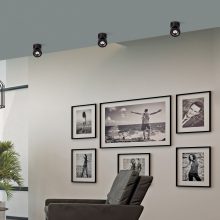 Apex Ceiling lamp 3412/10 Textured Black, LED COB 13W 3000K 891lm, CRI90 CL.II, Integrated LED, Adjustable