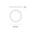   Kore Ceiling lamp 3435/19 Textured Black, LED 18W 3000K 1450lm, CRI90 CL.II, Integrated LED