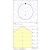   Kore Ceiling lamp 3435/19 Textured Black, LED 18W 3000K 1450lm, CRI90 CL.II, Integrated LED