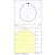   Roku Ceiling lamp 3436/9 White, LED 6W 3000K 420lm, CRI90 CL.II, Integrated LED