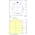   Roku Ceiling lamp 3436/14 Textured Black, LED 12W 3000K 950lm, CRI90 CL.II, Integrated LED