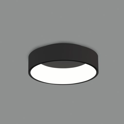 Dilga Ceiling lamp 3450/45 Textured Black, LED 27W 2100lm, CRI90 CL.I, Integrated LED, Kelvin 2700K-3000K Slide Switch